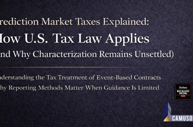 2026 Tax Reporting Guide for Prediction Market Gains